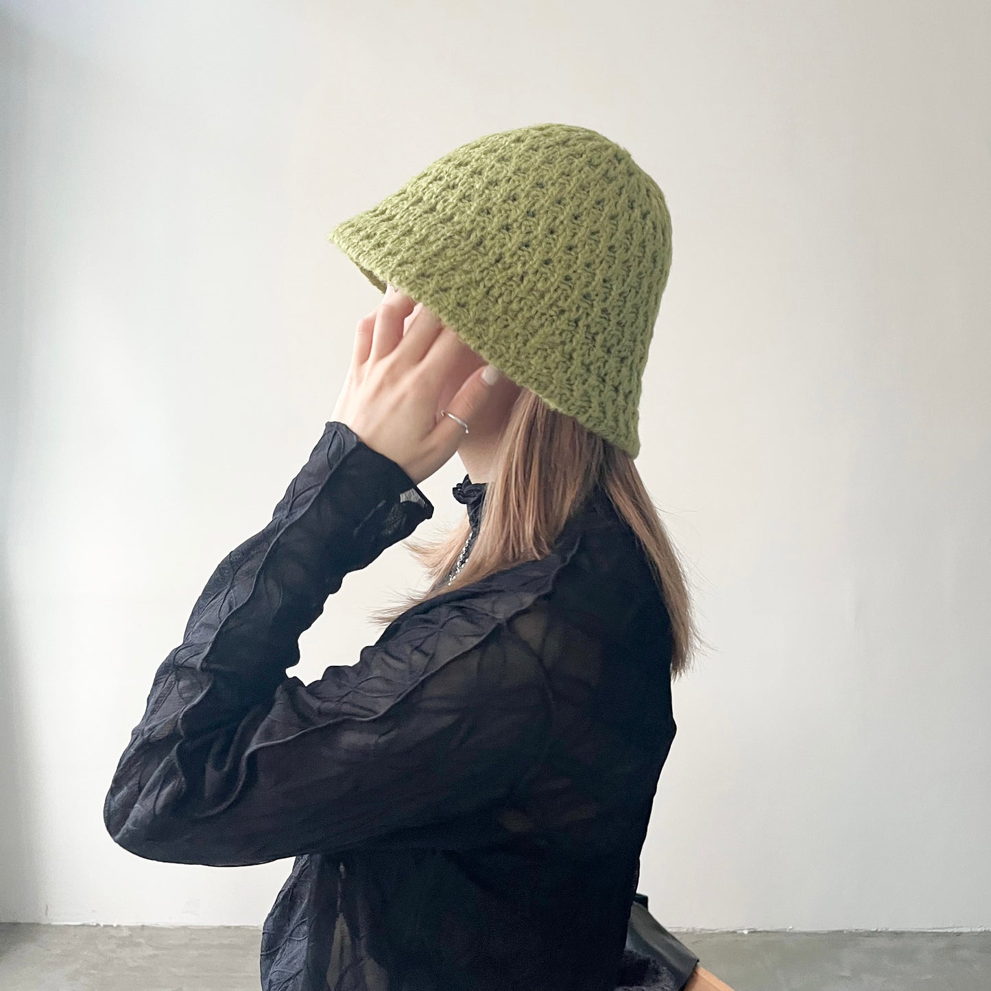 H21- Bucket Hat | Green | Black