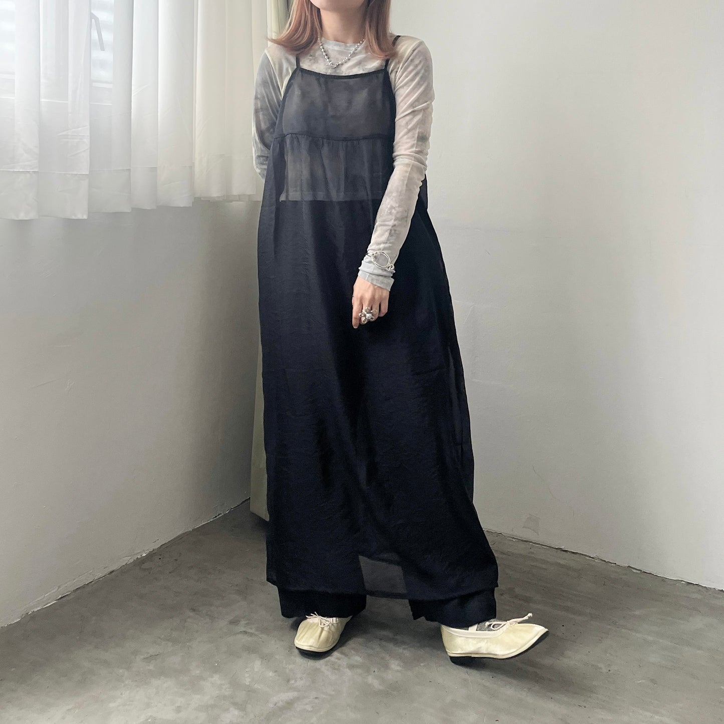OP45- Back Ribbon Layer | Ivory | Black