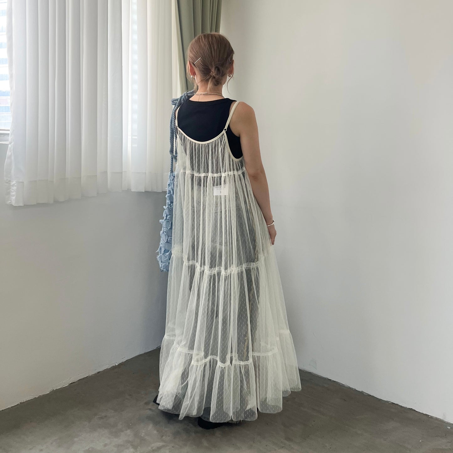 OP50- Dot Dot See-through OPS | Ivory