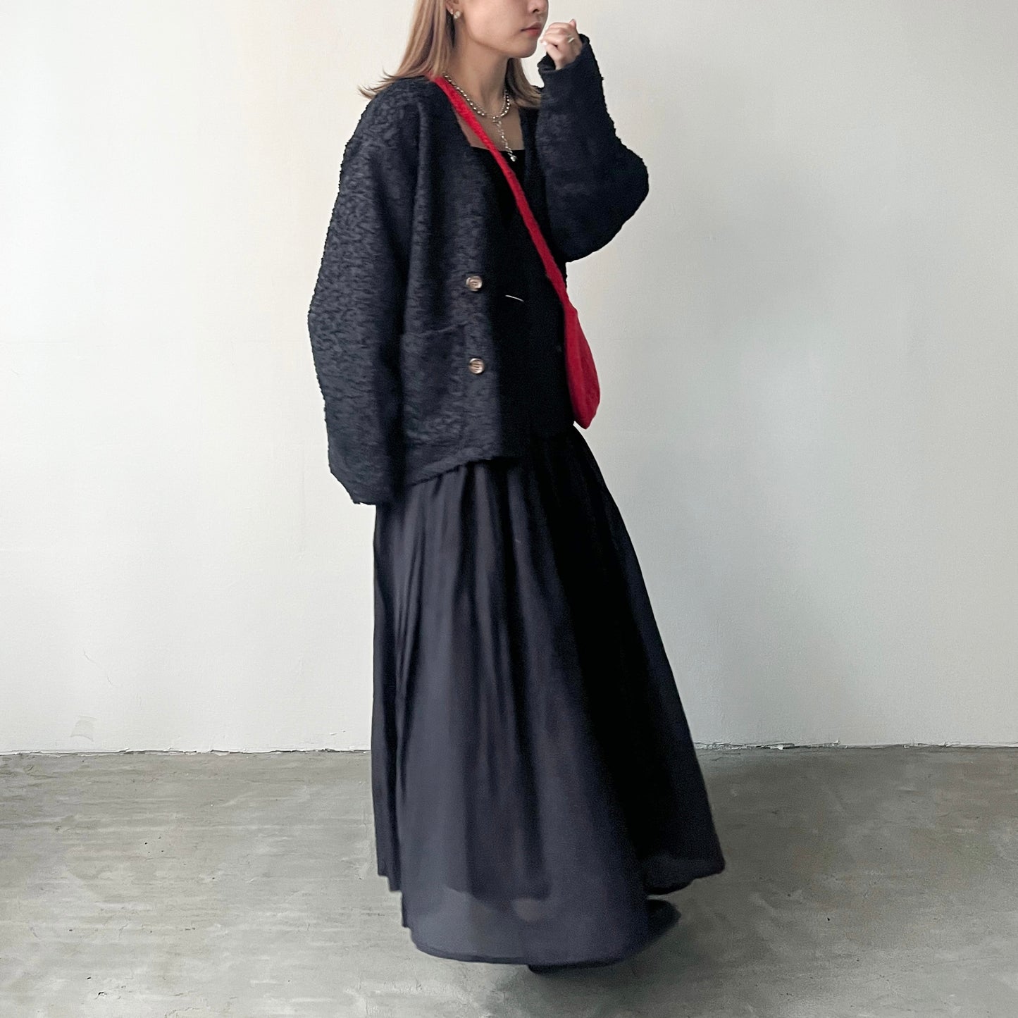 JK03- Texter Jacket | Ivory | Black