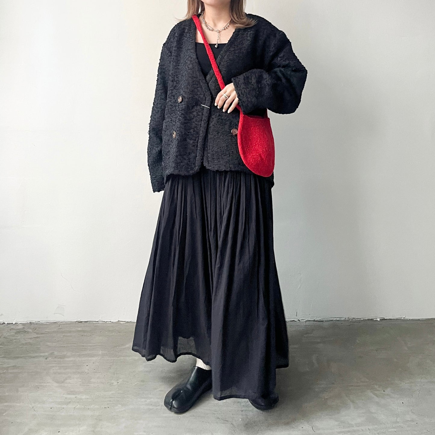 JK03- Texter Jacket | Ivory | Black