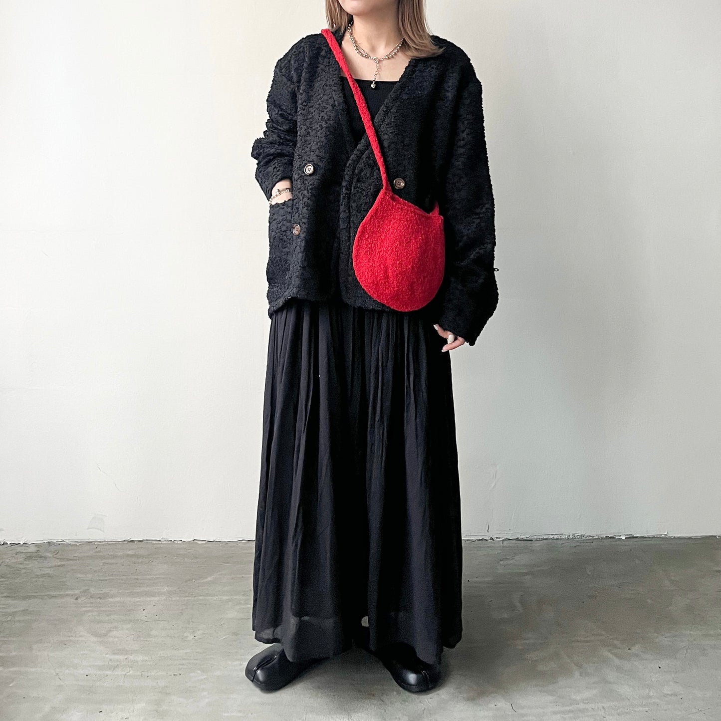 BG22- little Snow Ball bag | White | Red | Navy | Black
