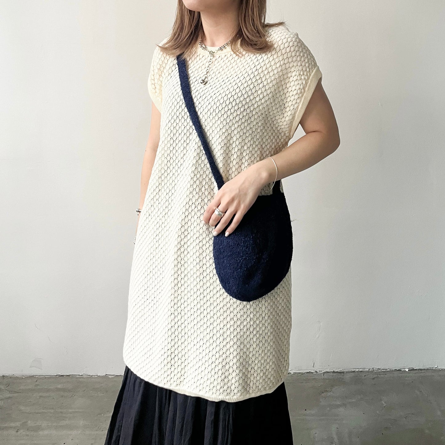 BG22- little Snow Ball bag | White | Red | Navy | Black