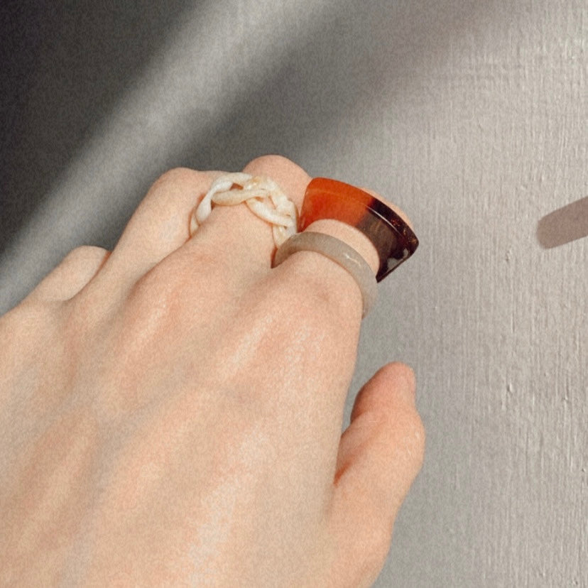 Acrylic 3 in 1 Set Rings