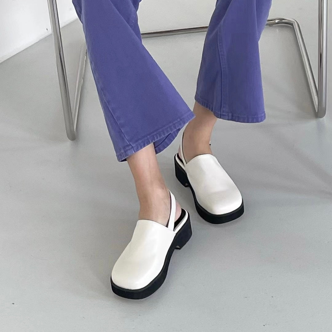 Square Toe Platform Shoes