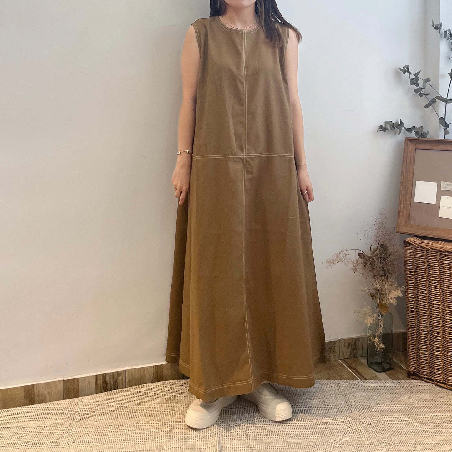 Cotton Long One Piece