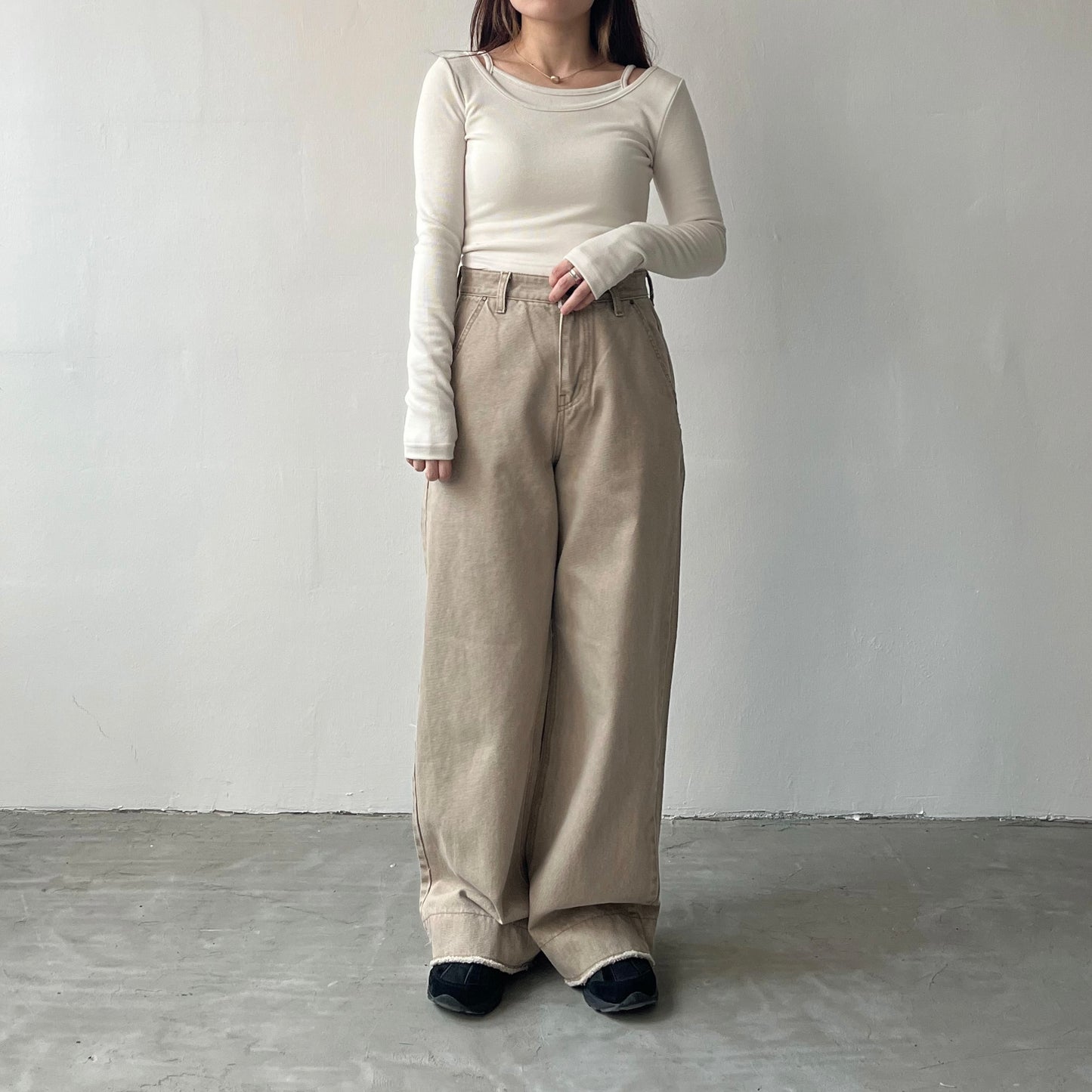 PT07- Sand Color Soso Jeans