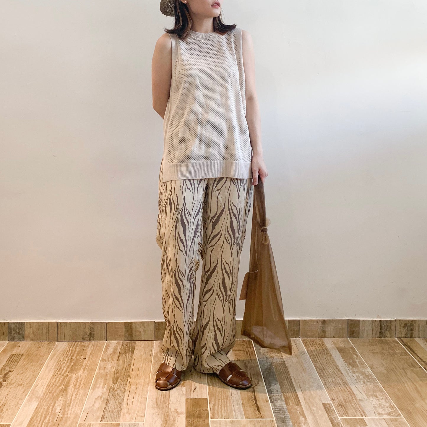 Mesh Knitted Vest