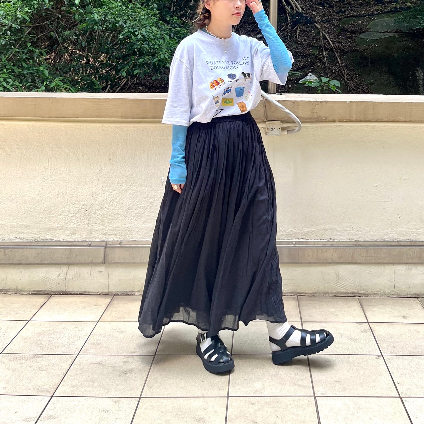 SK25- Indian Soft Cotton Skirt | Natural | Brown | Black