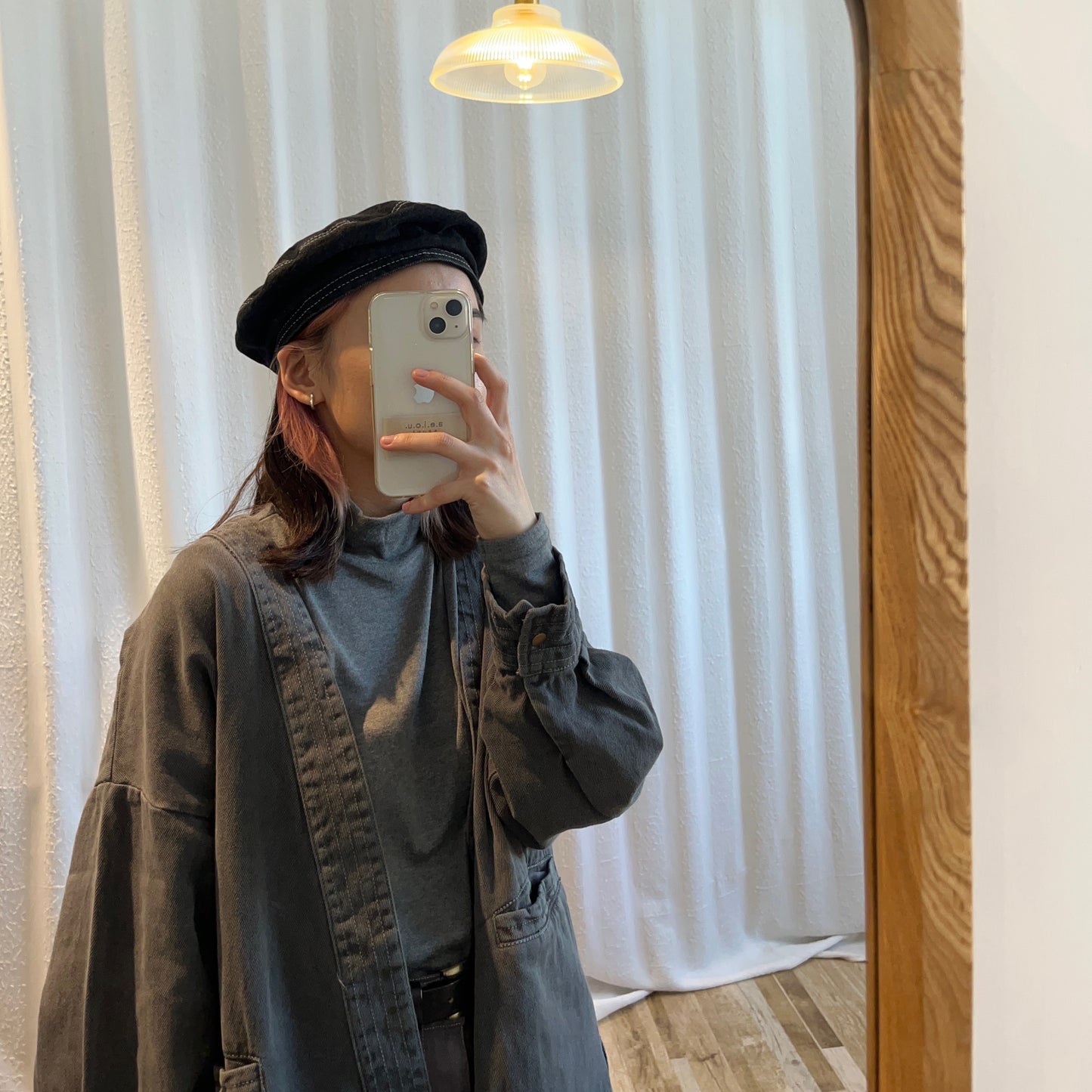 H02- Denim Beret