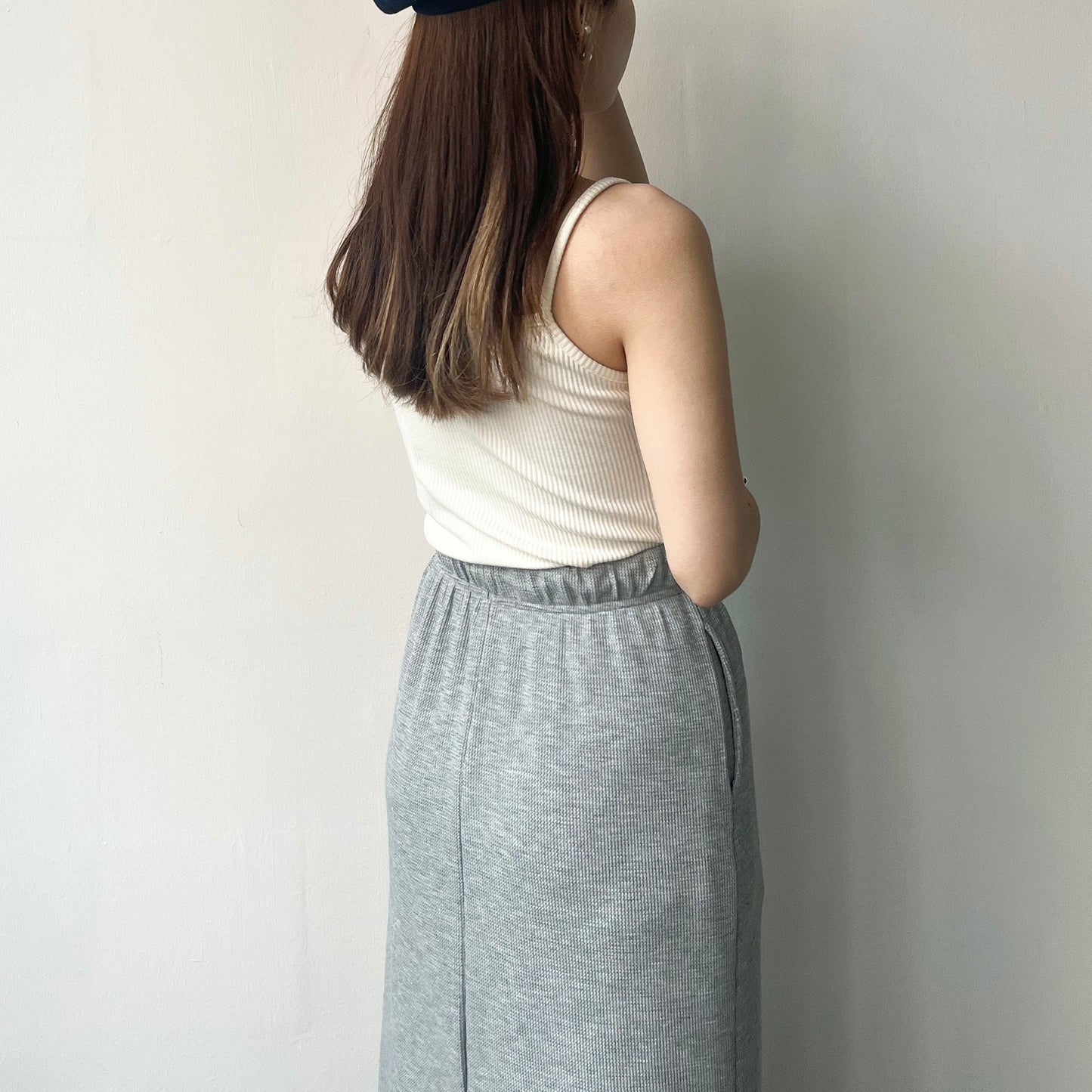TP92- 三肩帶有墊背心 | Ivory | Green | Brown | Black