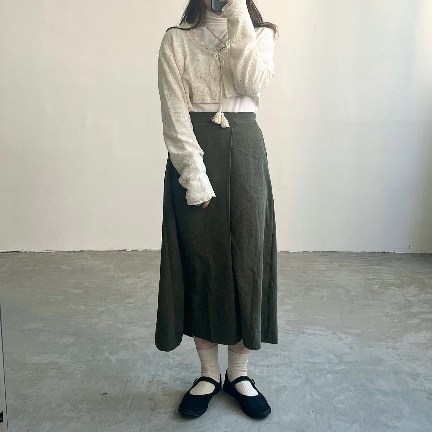 SK10- color straight skirt