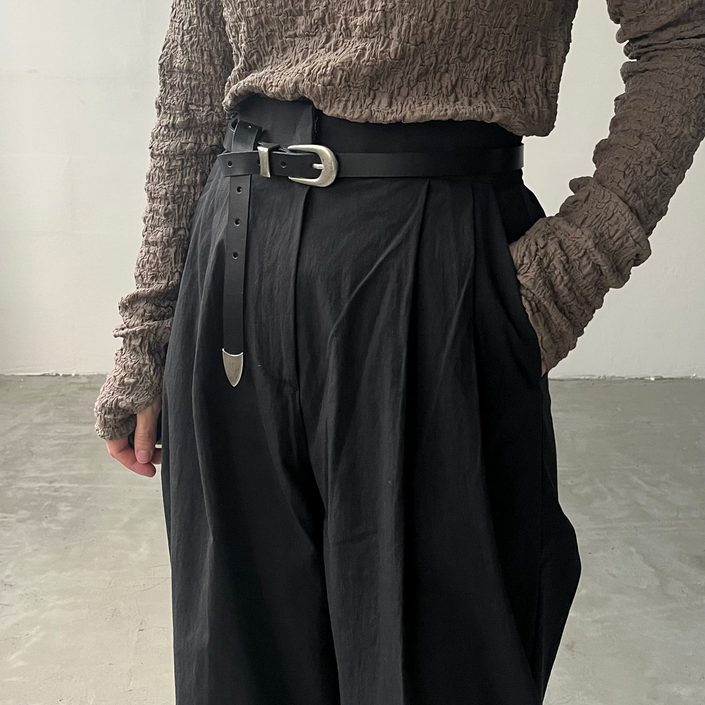2cm 磨砂扣牛皮皮帶