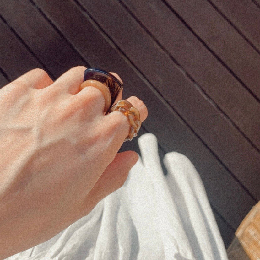 Acrylic 3 in 1 Set Rings