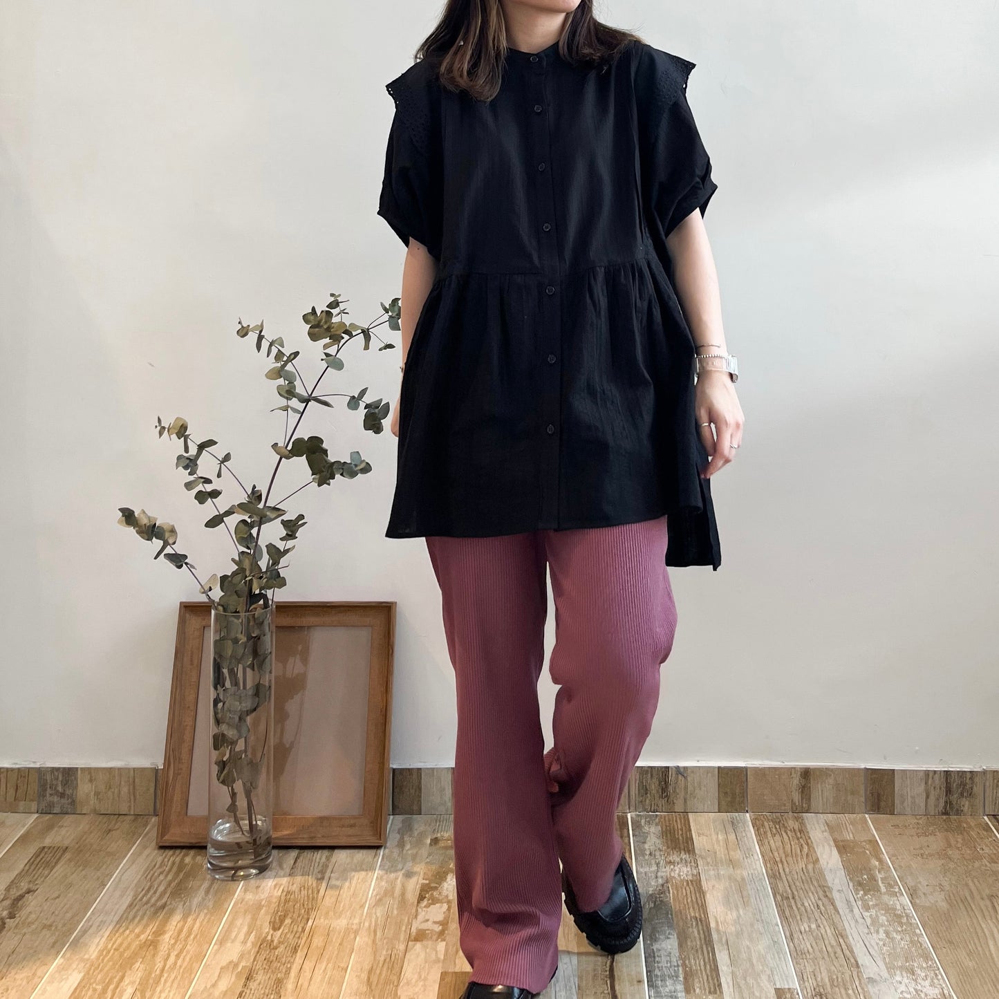 Cut Elastic Pants✂️