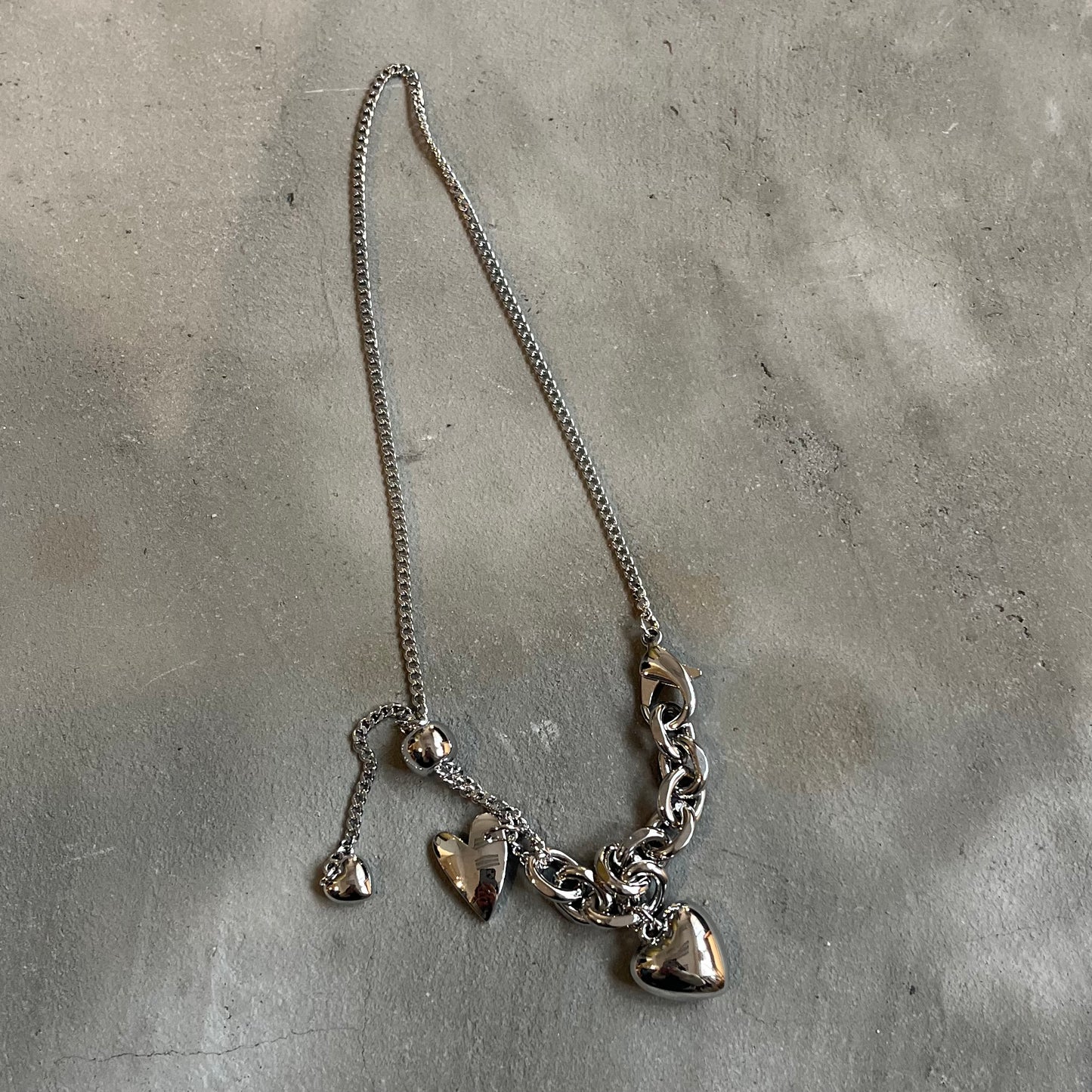 AC25- Heart Chunky Necklace