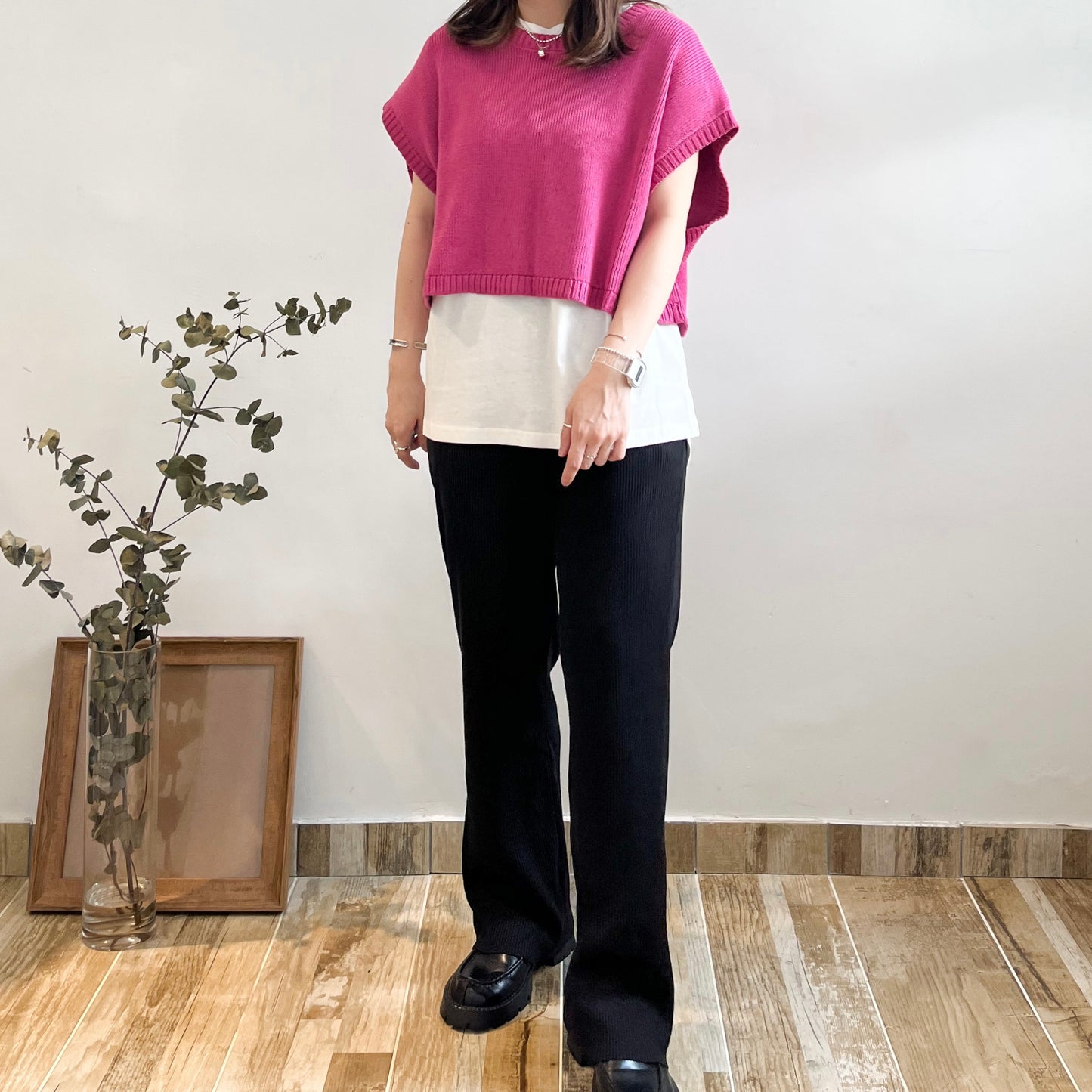 Cut Elastic Pants✂️