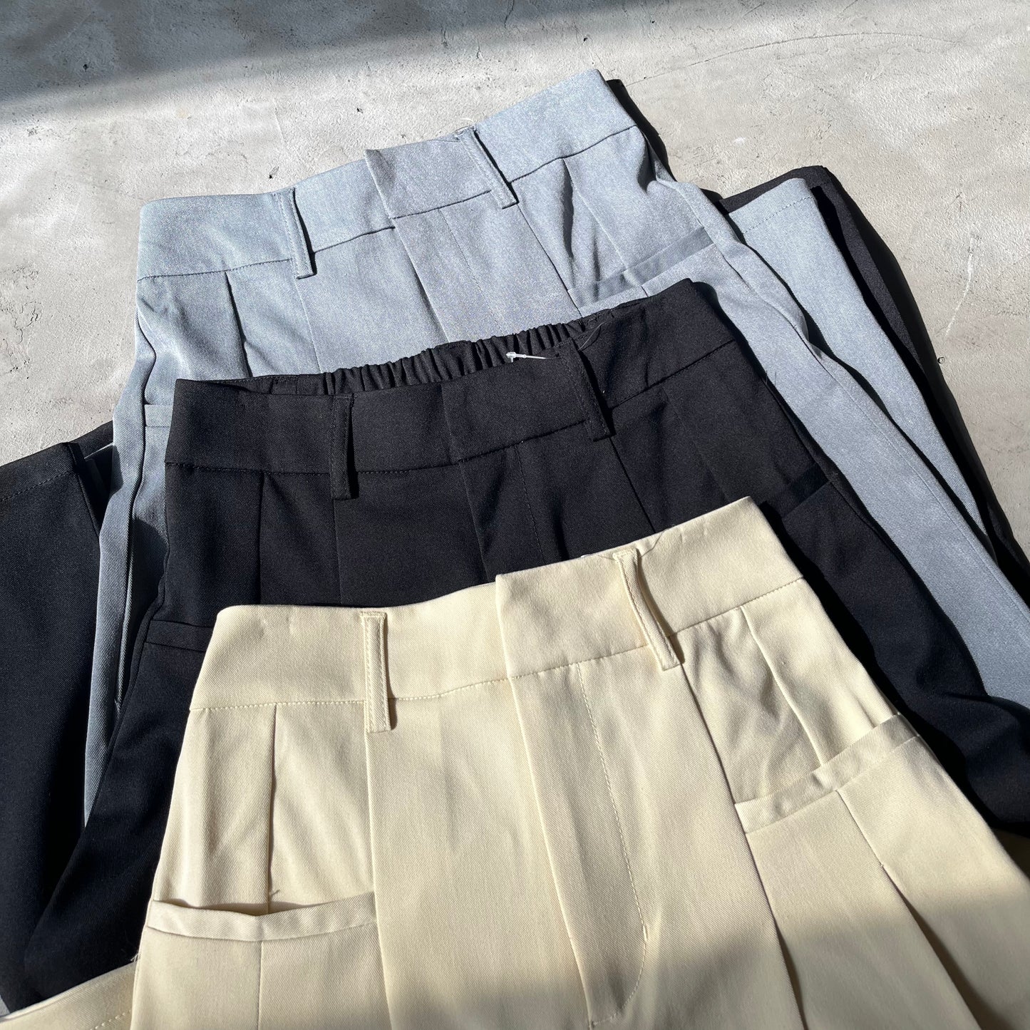 PT18- High waist Long Trousers