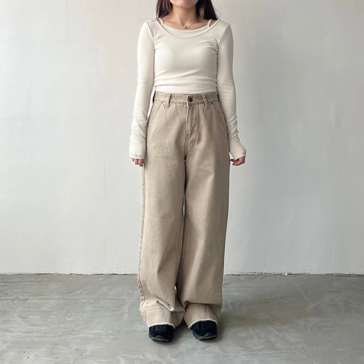 PT07- Sand Color Soso Jeans