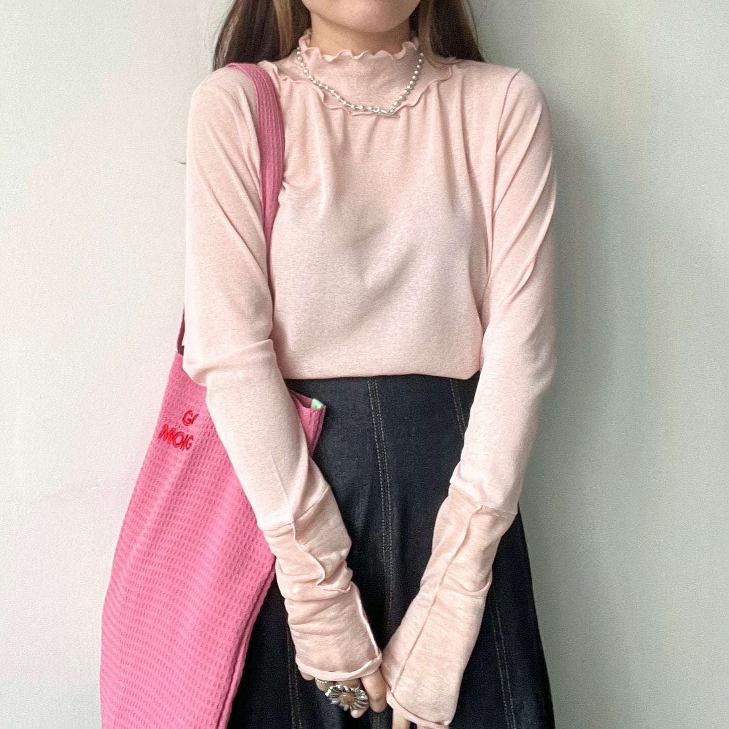 TP19- 2 Part High Neck Top