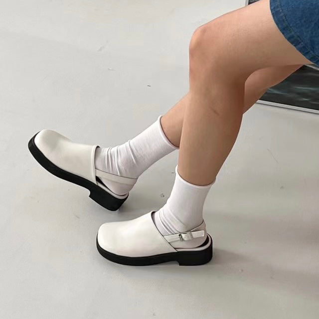 Square Toe Platform Shoes