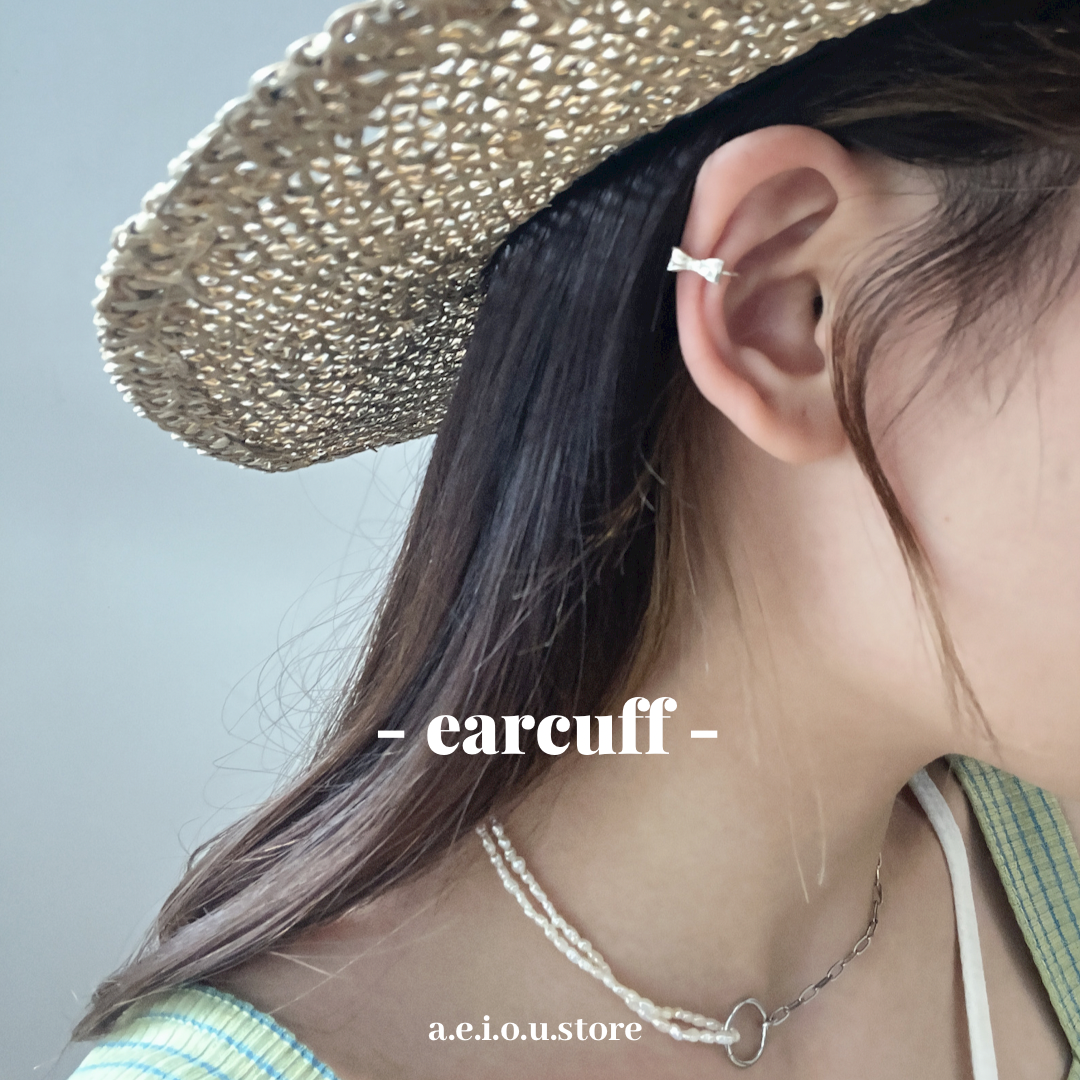 S925 Ribbon Earcuff