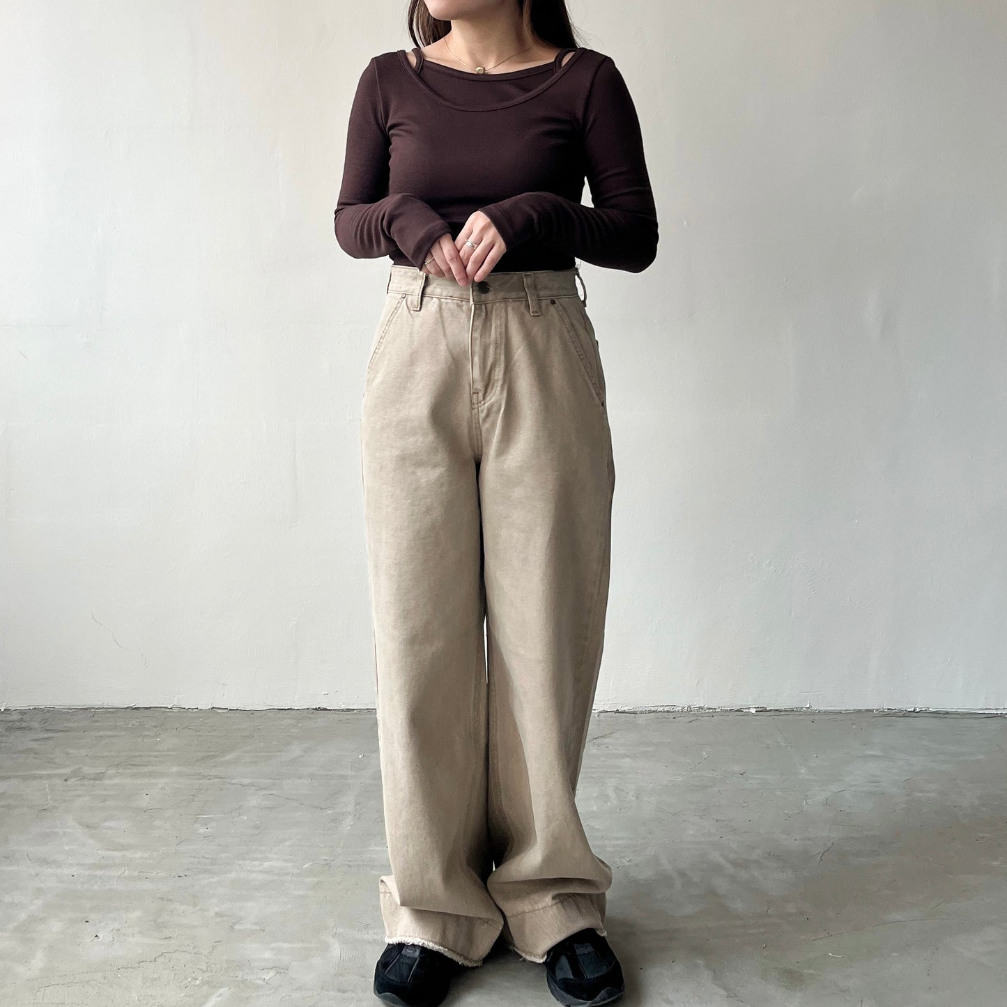 PT07- Sand Color Soso Jeans
