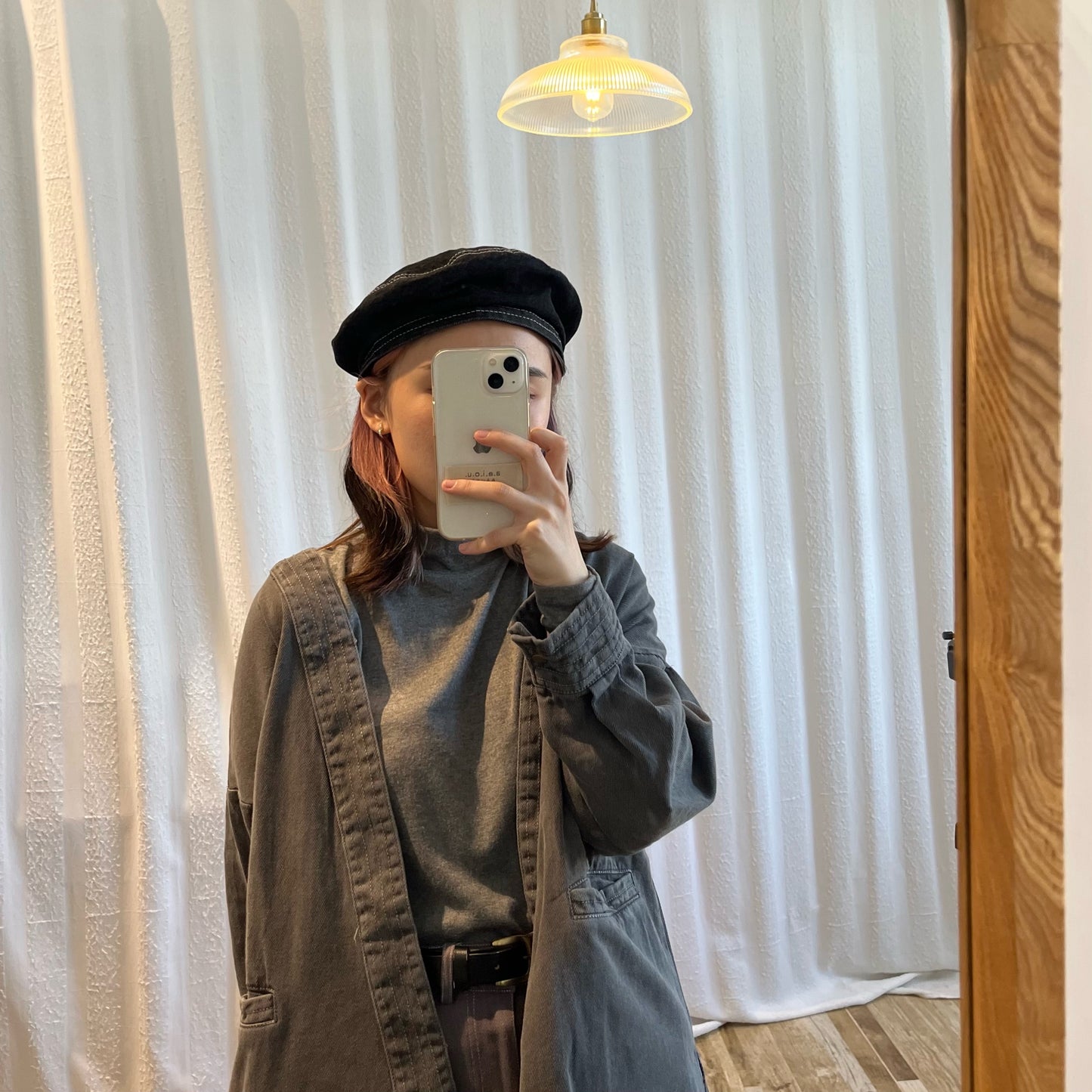 H02- Denim Beret
