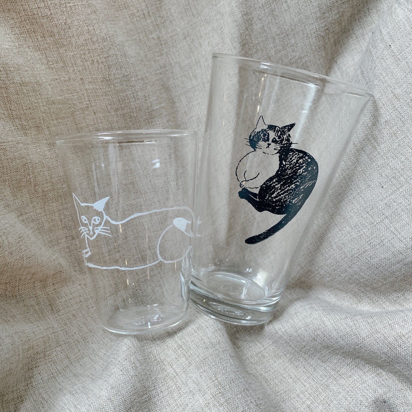 松尾ミユキ 耐熱玻璃杯 貓