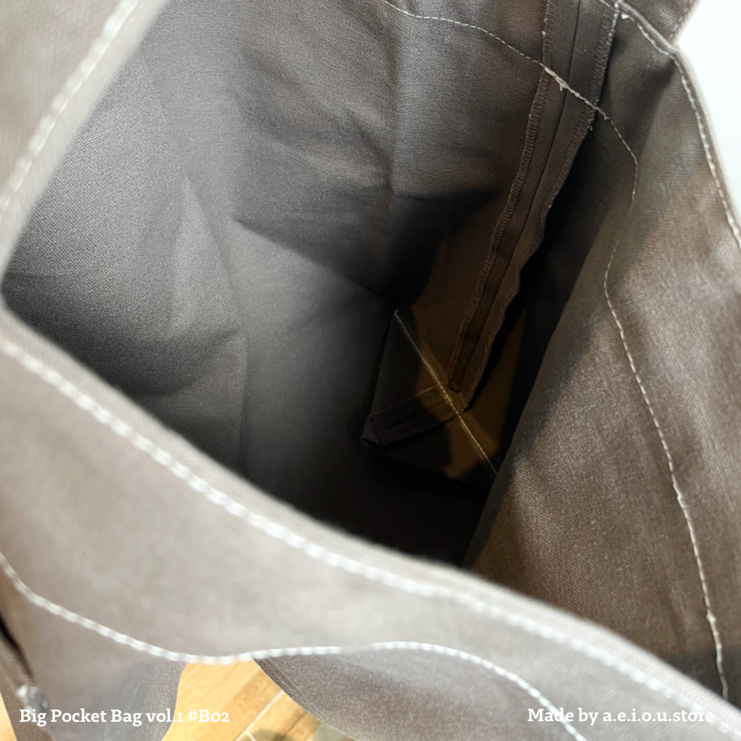 Vol.01 自家製 Big Pocket Bag