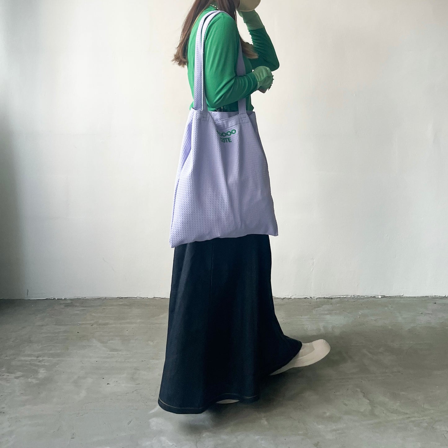 BG15- Waffle Logo Tote Bag