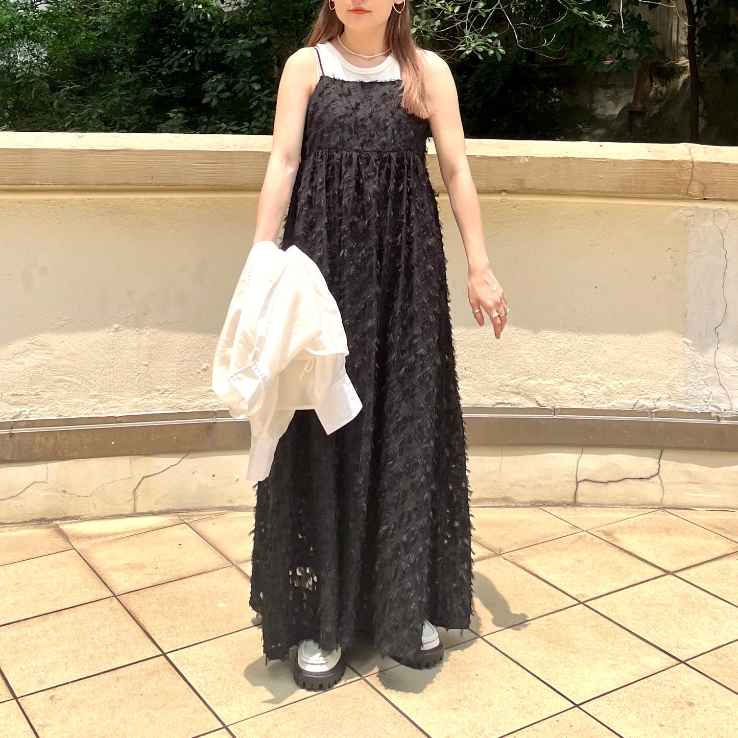OP21- Soso Long One Piece | Ivory | Black
