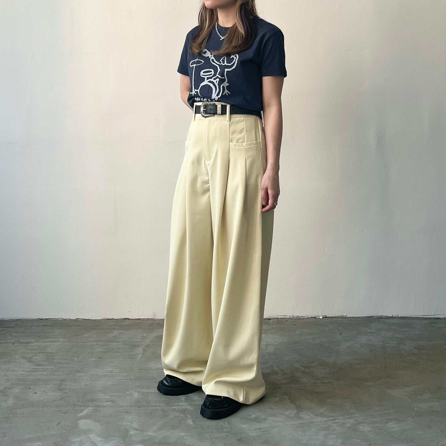 PT18- High waist Long Trousers