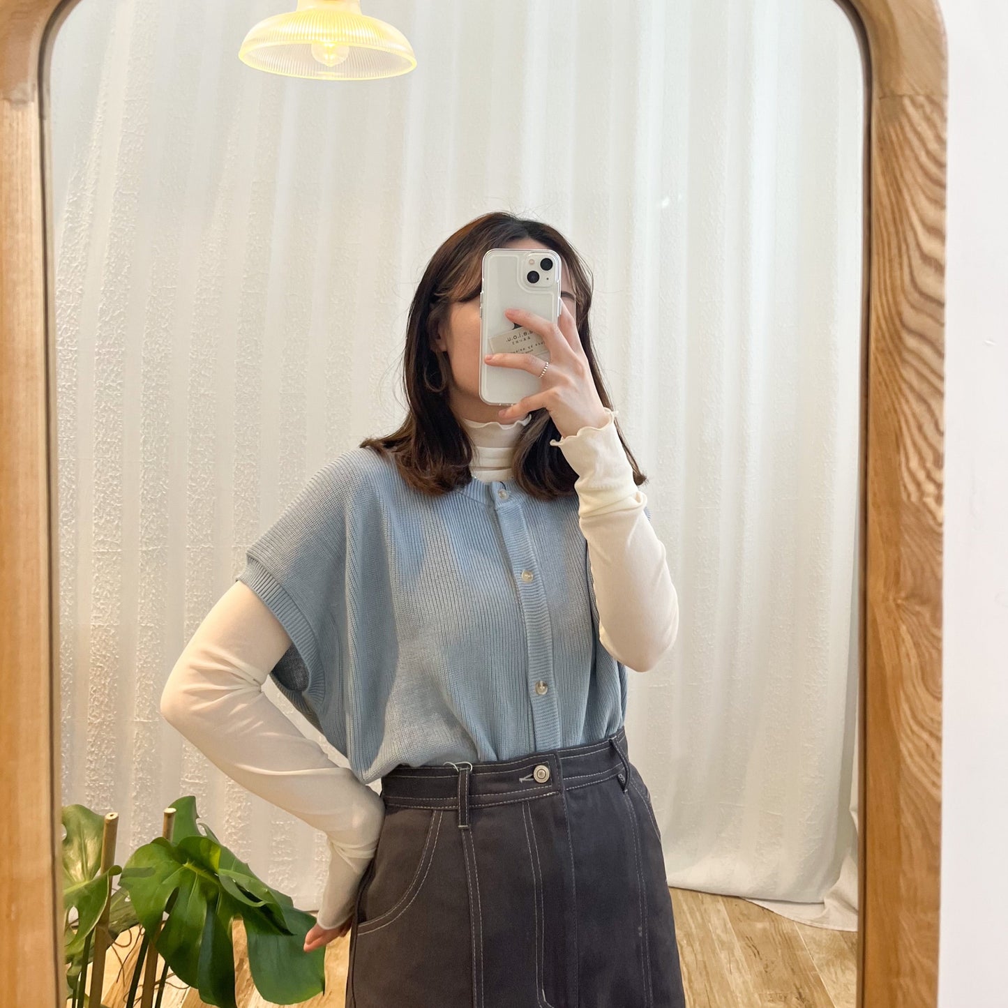 2 way French Sleeve Knitted Vest