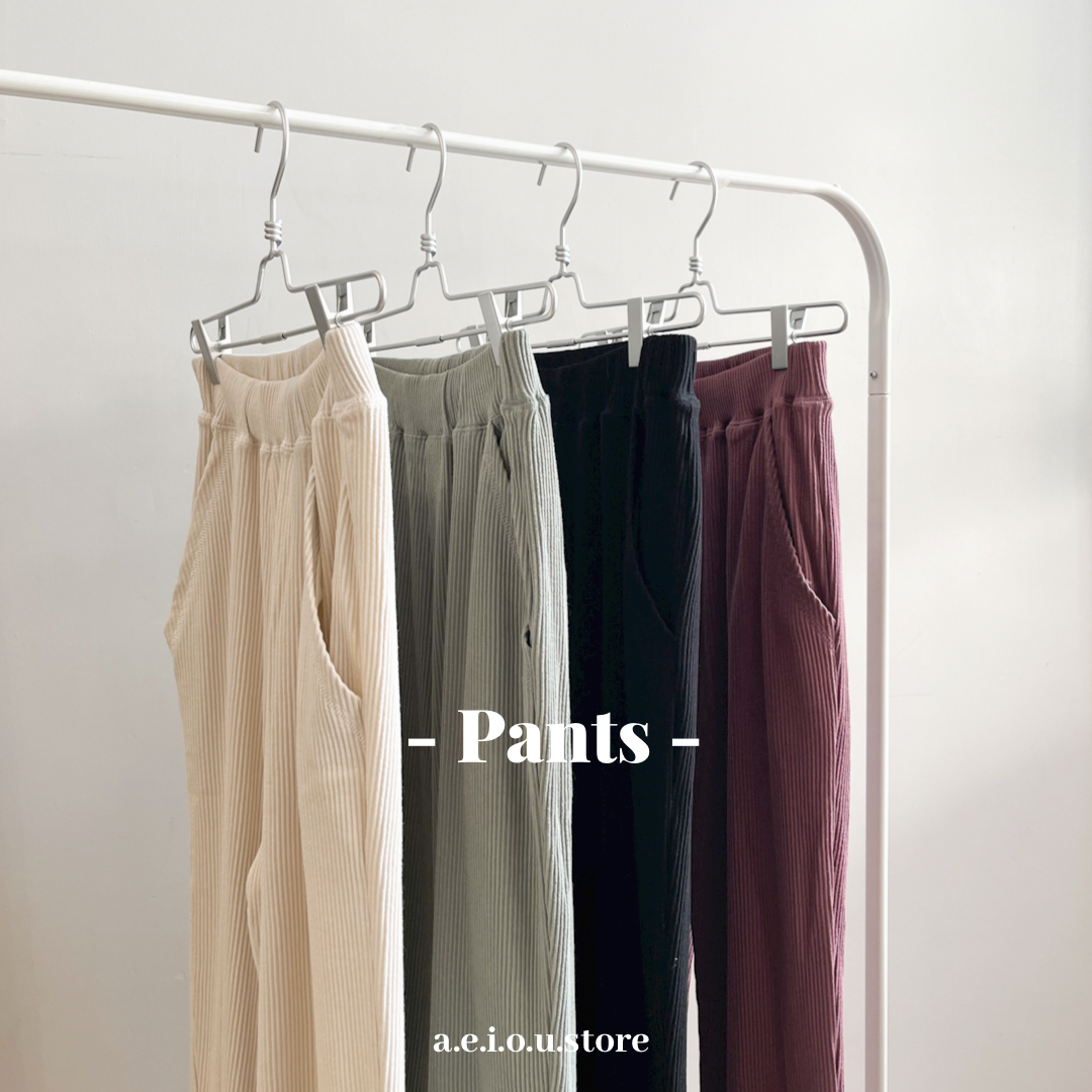 Cut Elastic Pants✂️