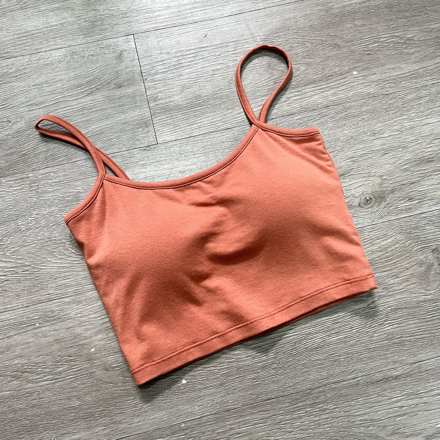 Bra Top Vest -磚啡色