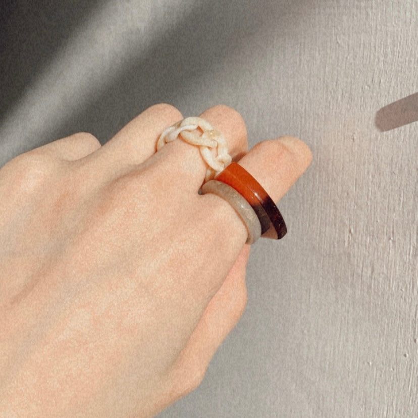 Acrylic 3 in 1 Set Rings