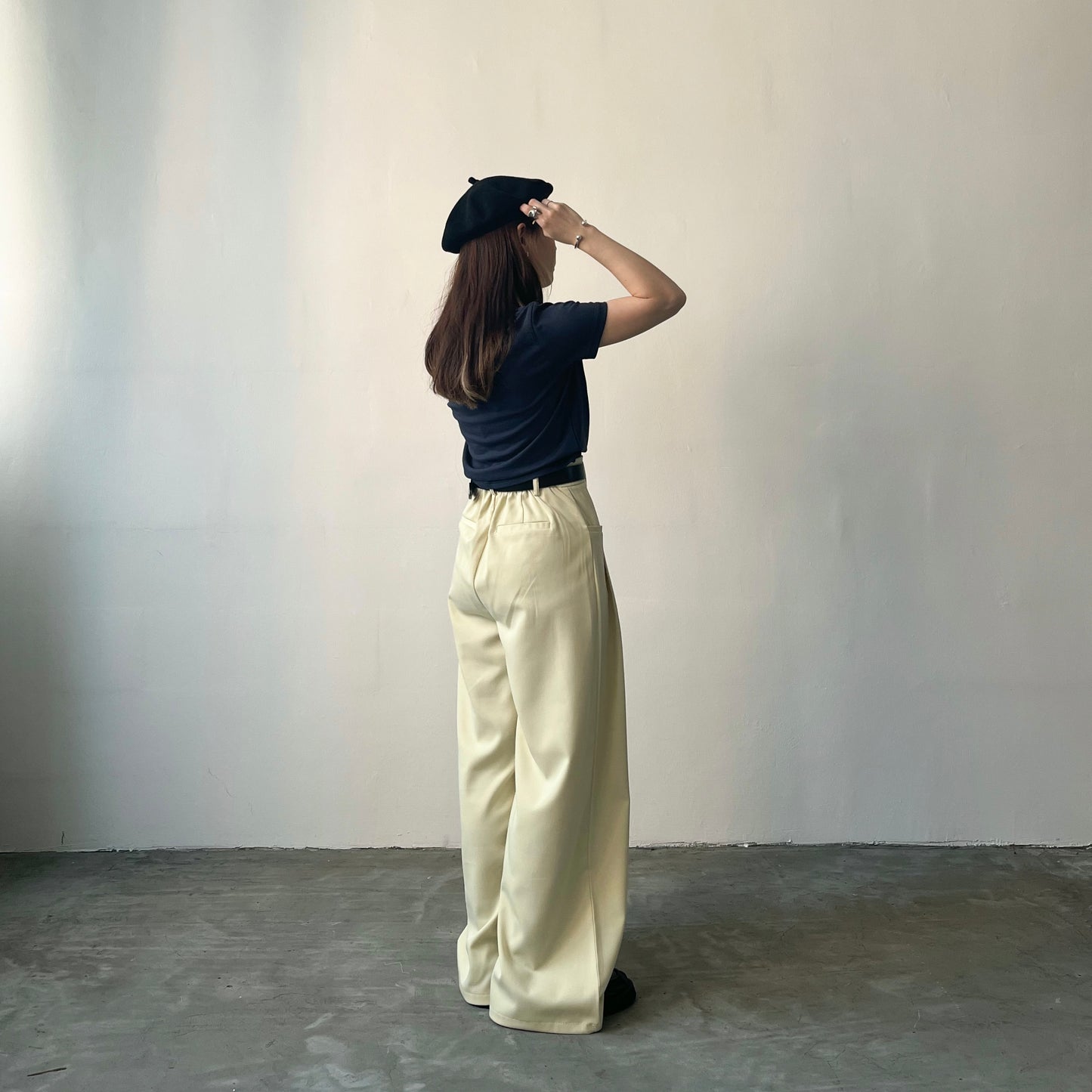 PT18- High waist Long Trousers
