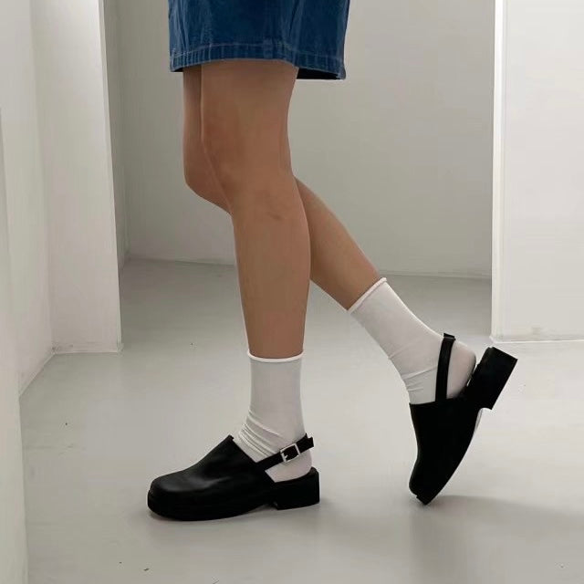 Square Toe Platform Shoes