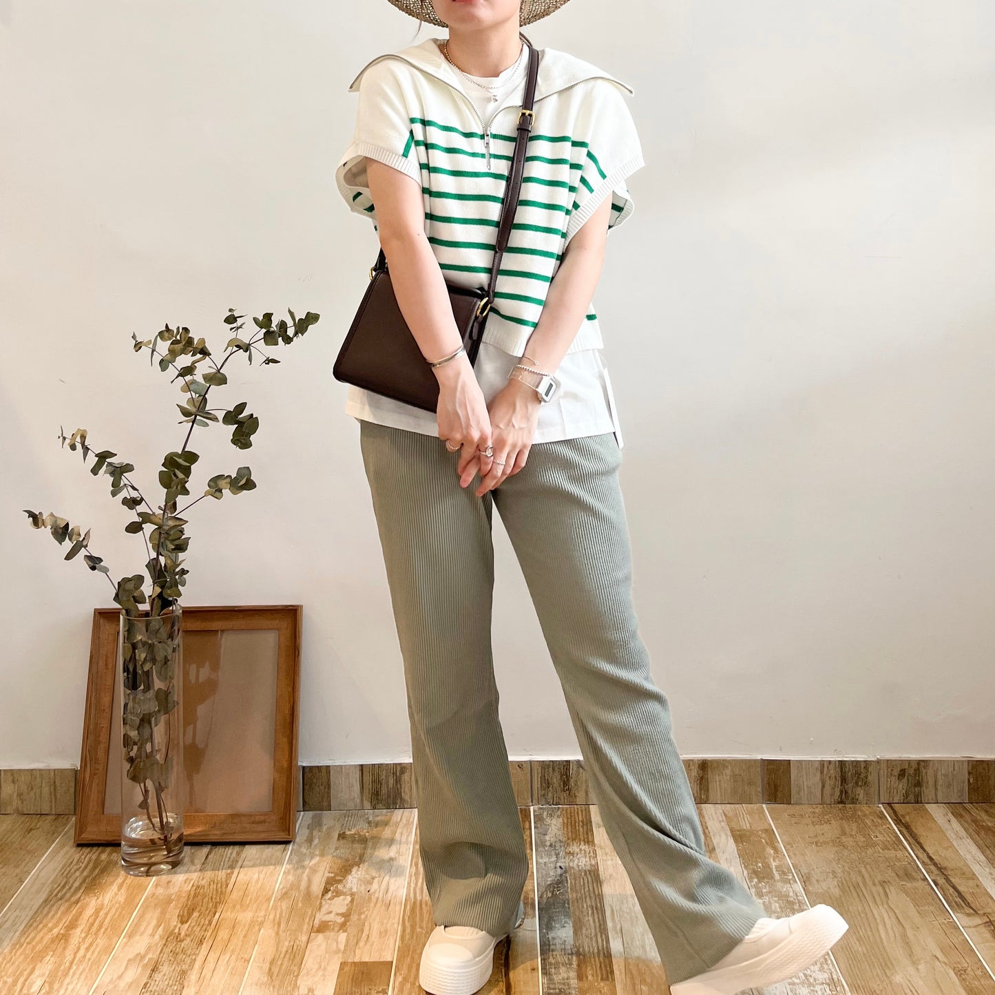 Cut Elastic Pants✂️