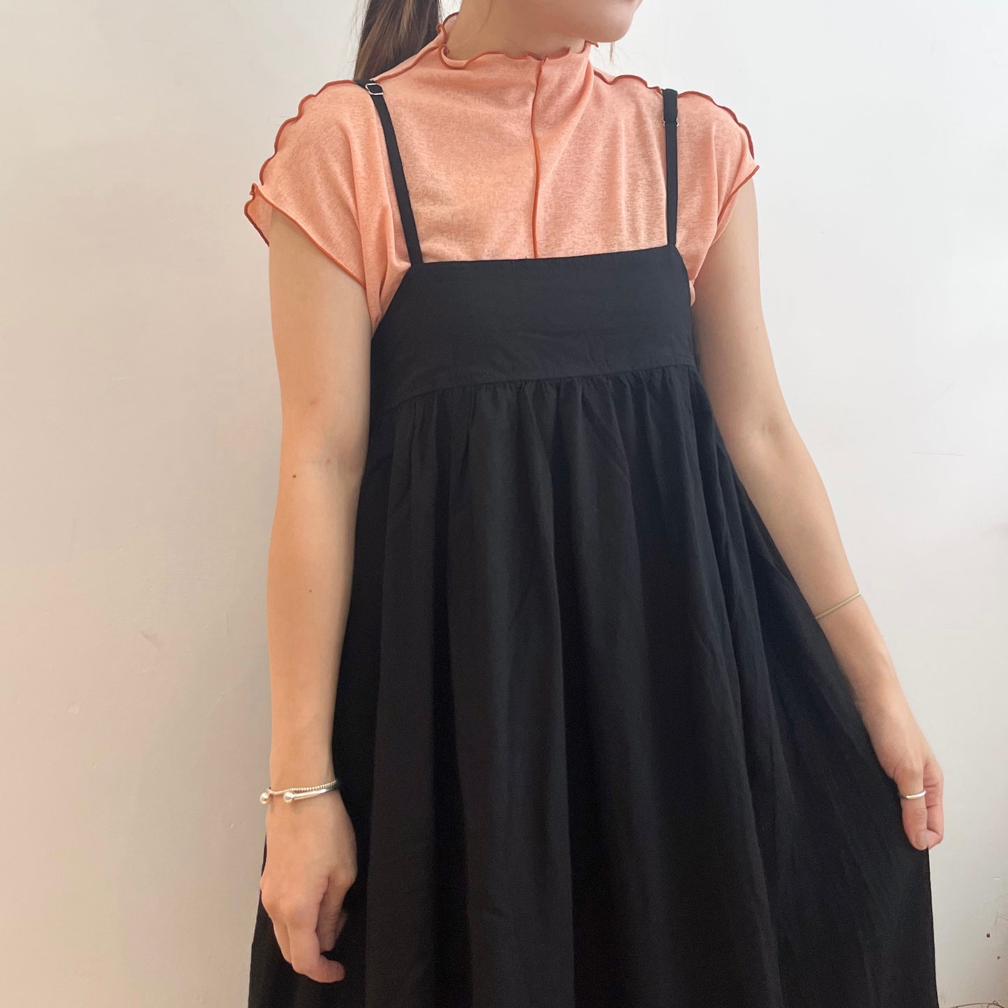 2 Way French Sleeve Color Top