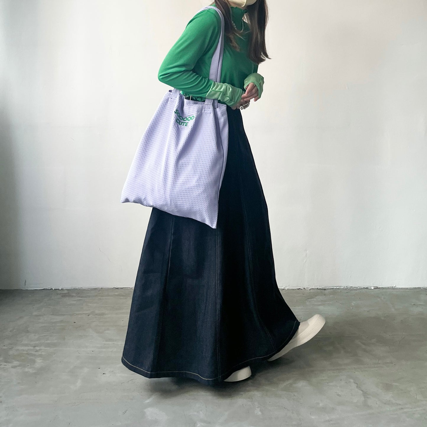 BG15- Waffle Logo Tote Bag