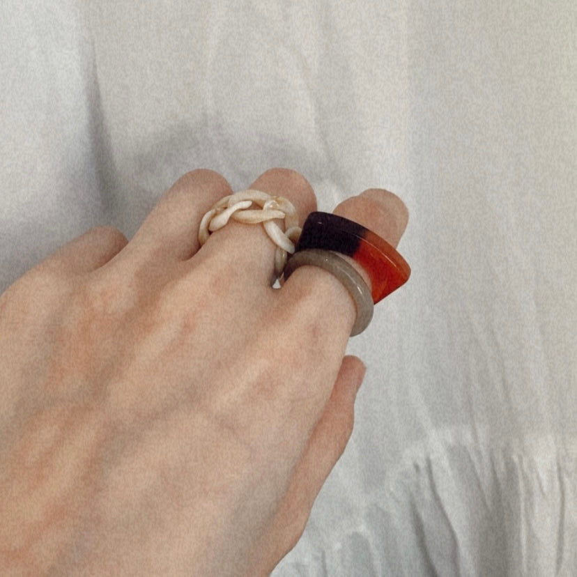 Acrylic 3 in 1 Set Rings