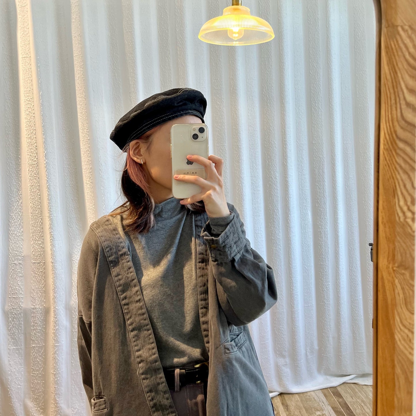 H02- Denim Beret