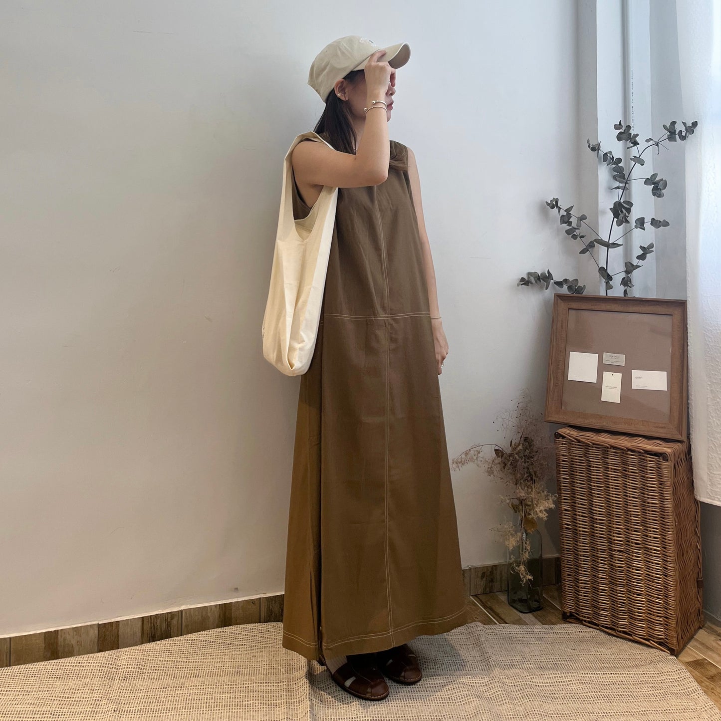 Cotton Long One Piece