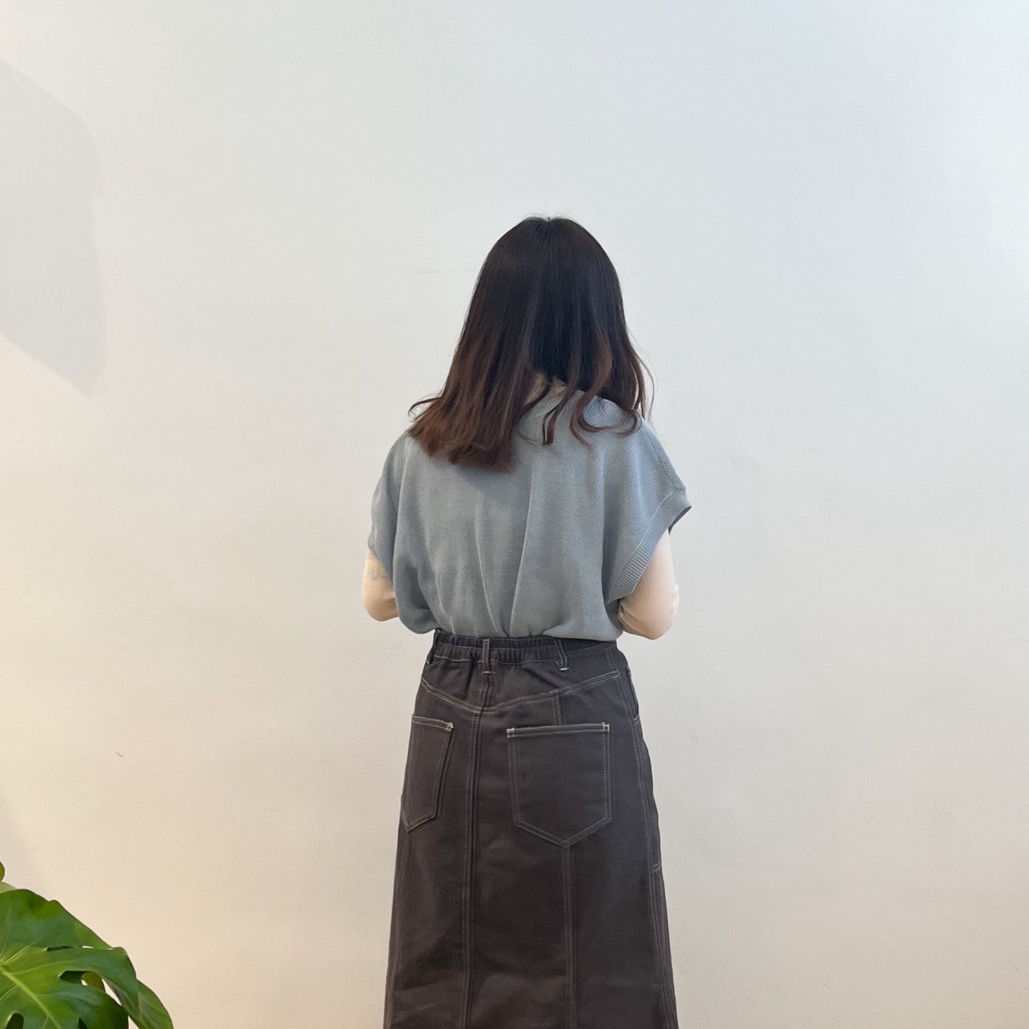 2 way French Sleeve Knitted Vest