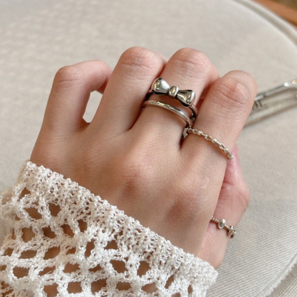 S925 Ribbon Ring