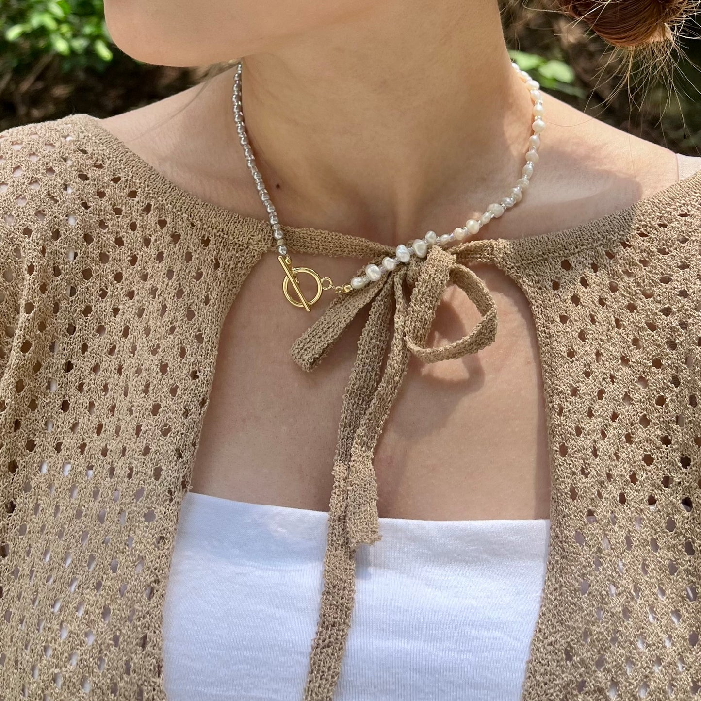 AC46- Mix Pearl Necklace