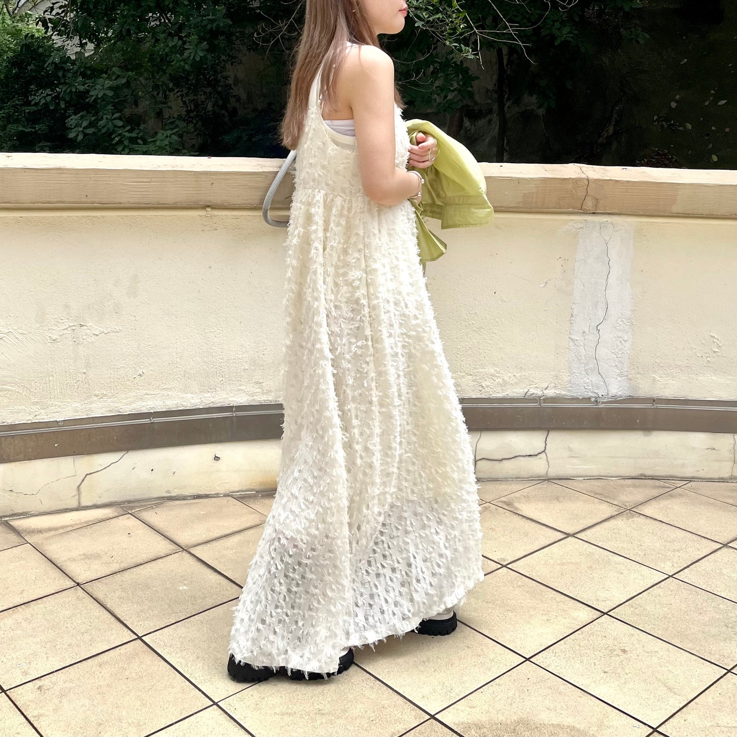 OP21- Soso Long One Piece | Ivory | Black