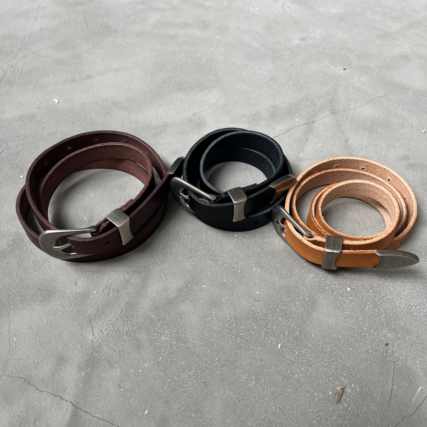 2cm 磨砂扣牛皮皮帶